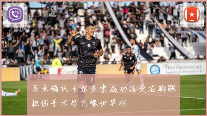 马竞确认卡尔多索成功接受右脚踝扭伤手术恐无缘世界杯